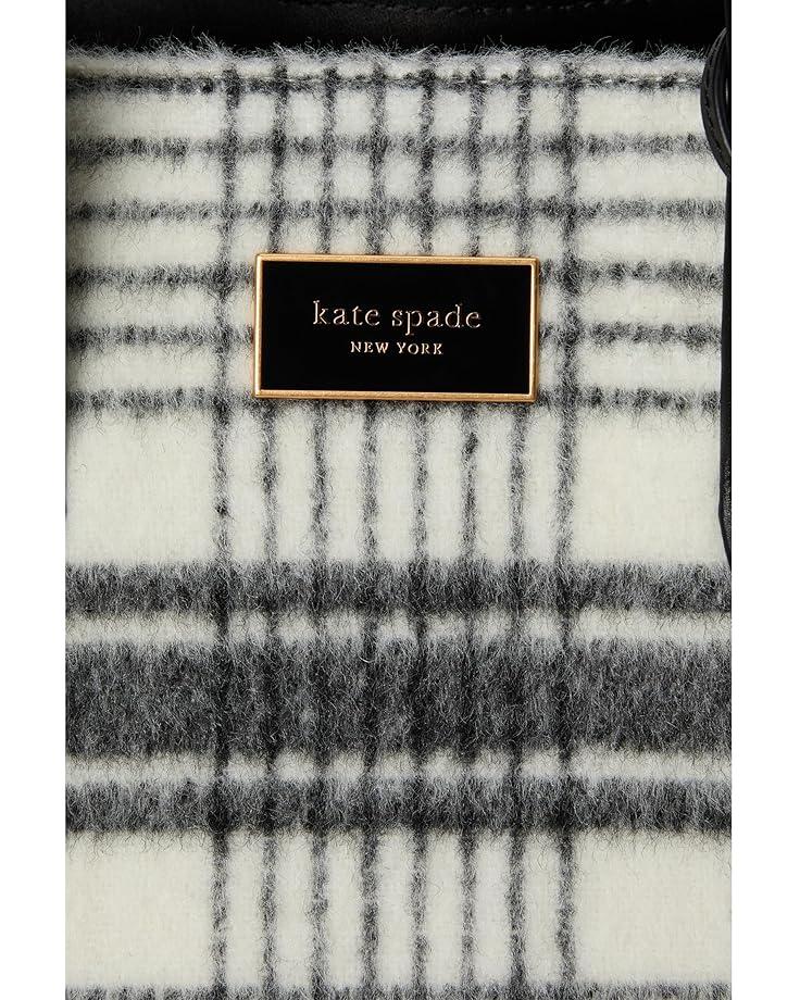 6pm Kate Spade New York Manhattan Studio Plaid Fabric Large Tote