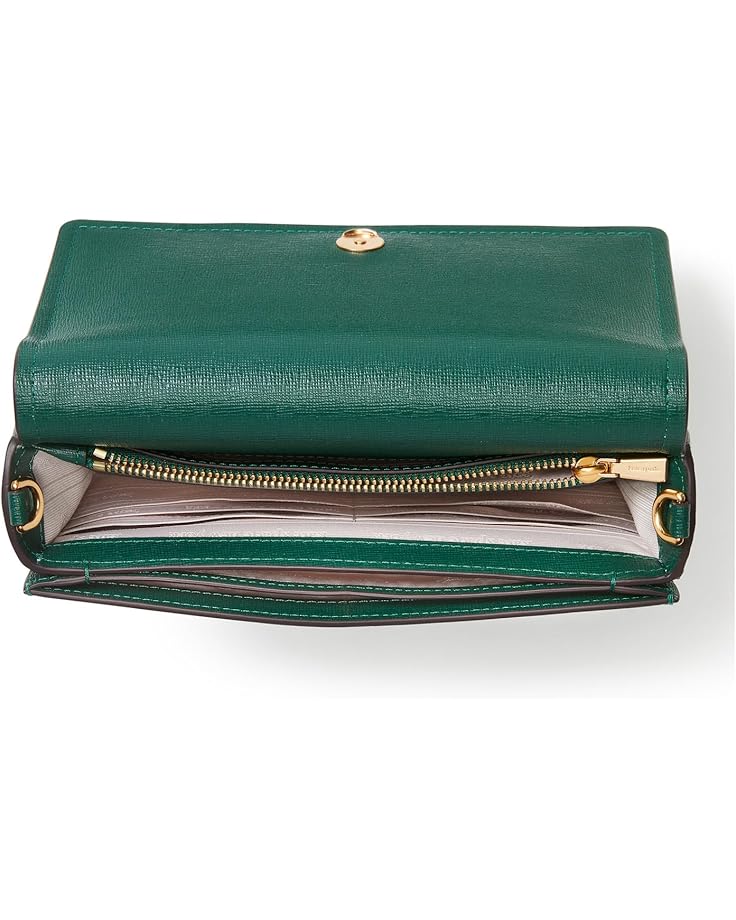 6pm Kate Spade New York Morgan Saffiano Leather Flap Chain Wallet