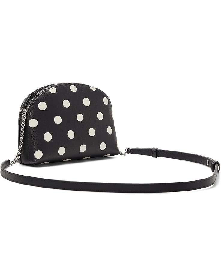 6pm Kate Spade New York Morgan Sunshine Dot Printed PVC Double Zip Dome Crossbody
