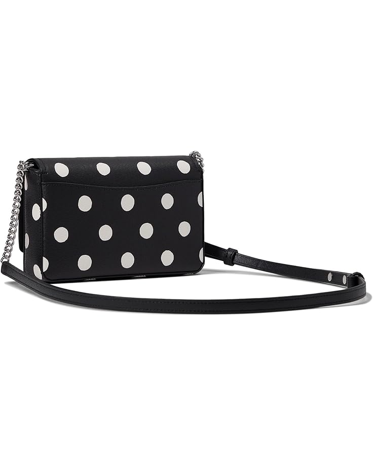 6pm Kate Spade New York Morgan Sunshine Dot Printed Pvc Flap Chain Wallet
