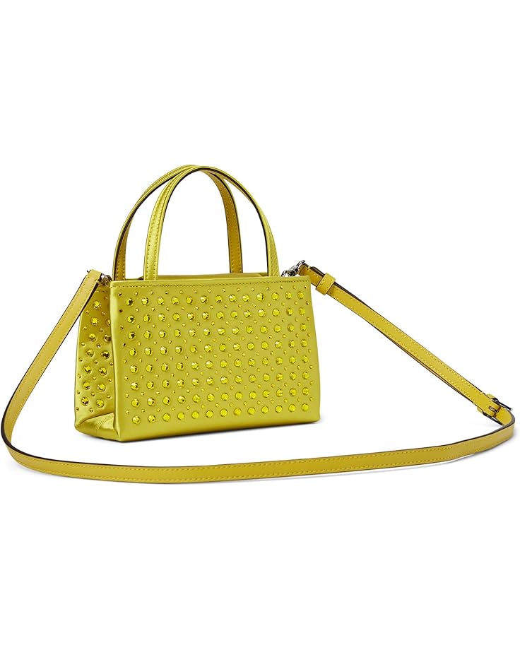 6pm Kate Spade New York Sam Icon Crystal Embellished Fabric Mini Tote