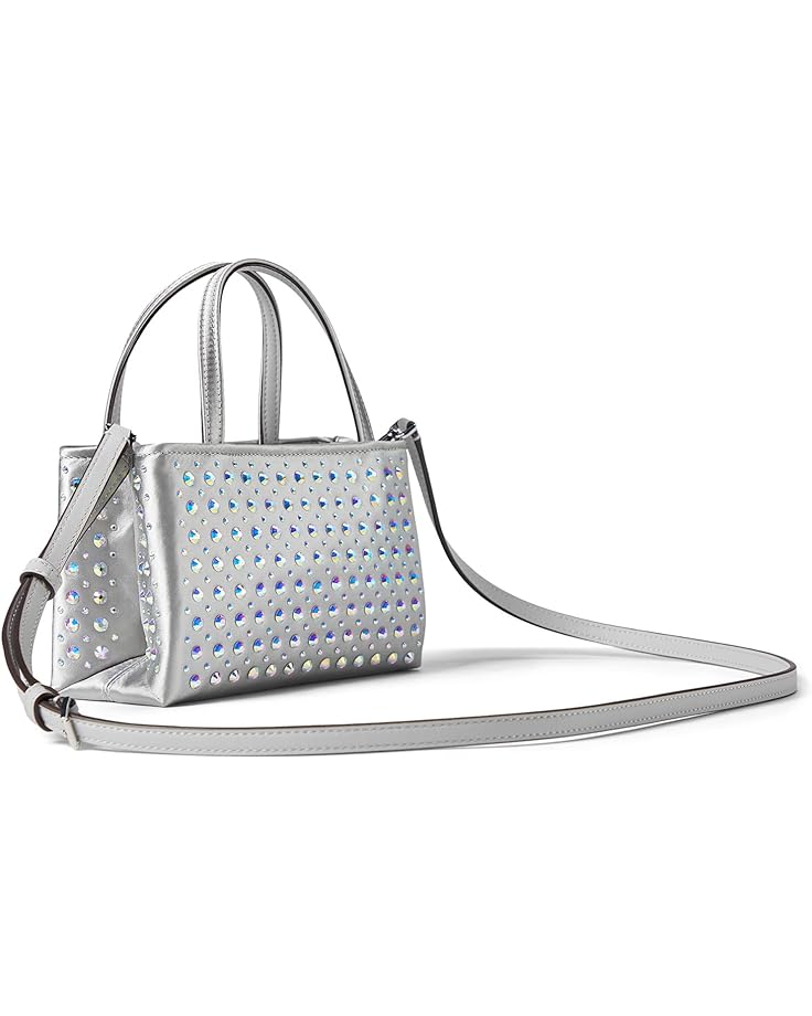 6pm Kate Spade New York Sam Icon Crystal Embellished Fabric Mini Tote