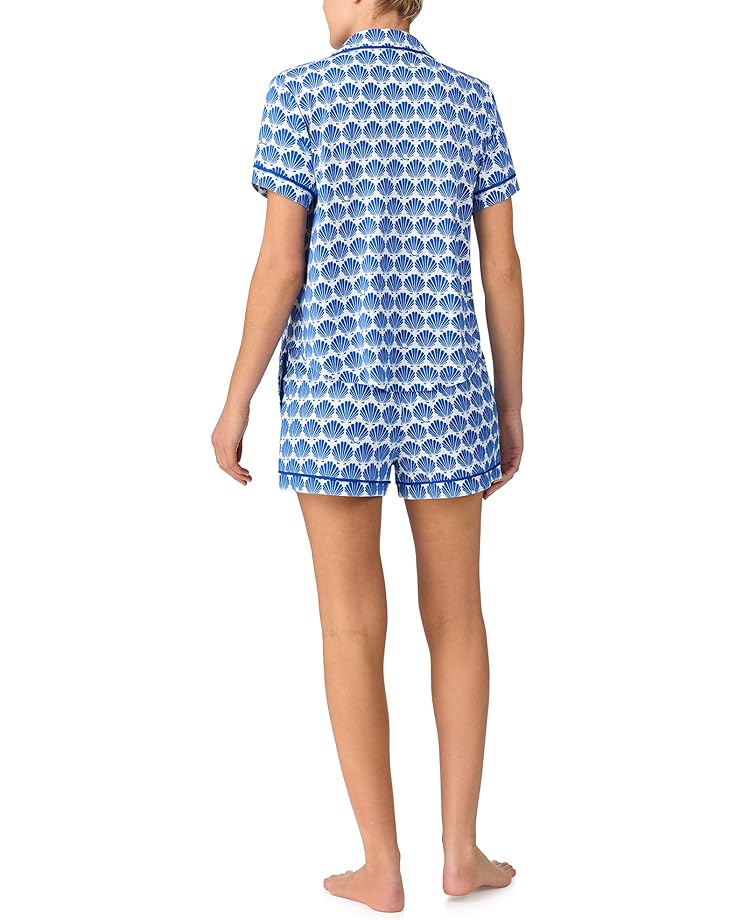 6pm Kate Spade New York Short Sleeve Boxer PJ Set Women's