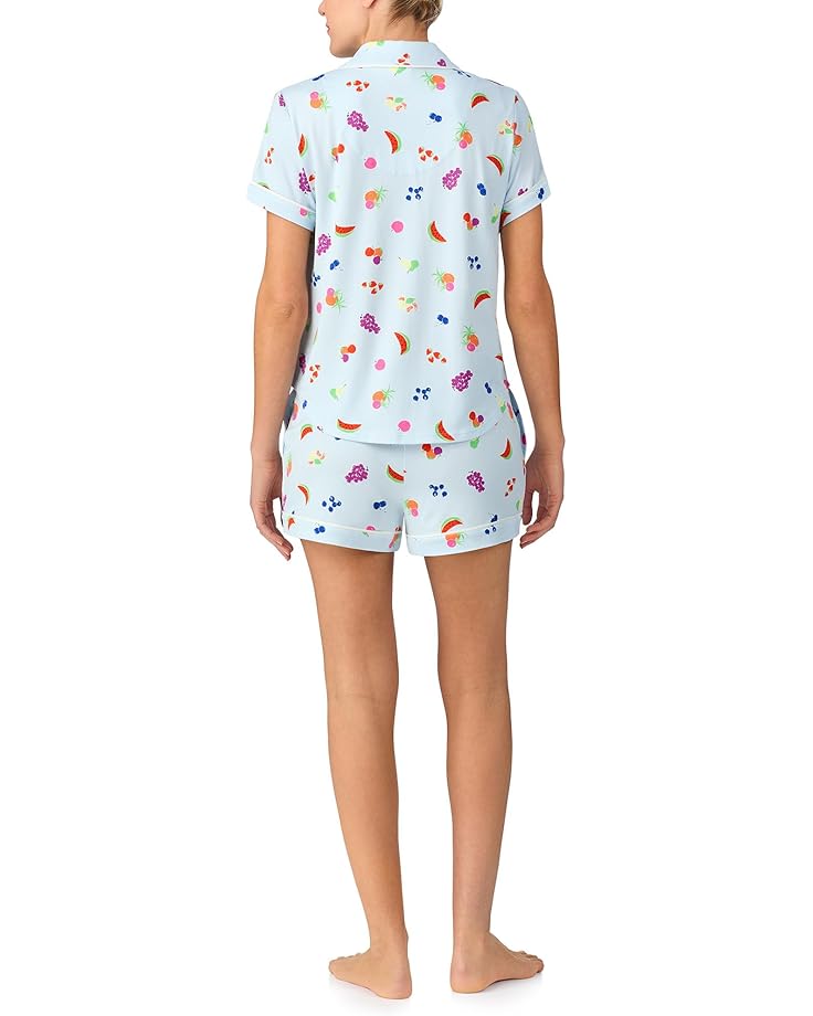 6pm Kate Spade New York Short Sleeve Boxer PJ Set Women's