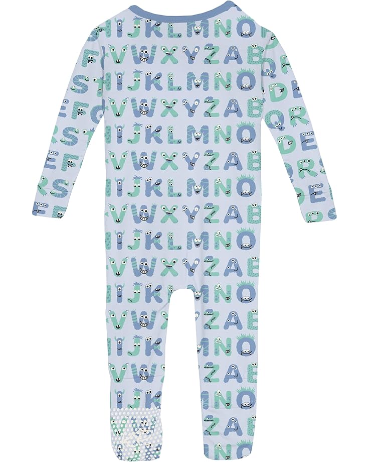 Kickee Pants Kids Print Convertible Sleeper With Zipper (Infant)