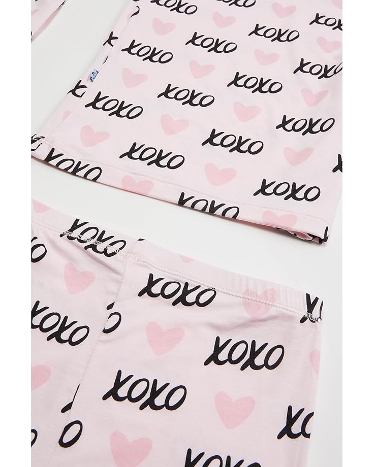 6pm Kickee Pants Kids Print Long Sleeve Pajama Set (Toddler/Little Kids/Big Kids)