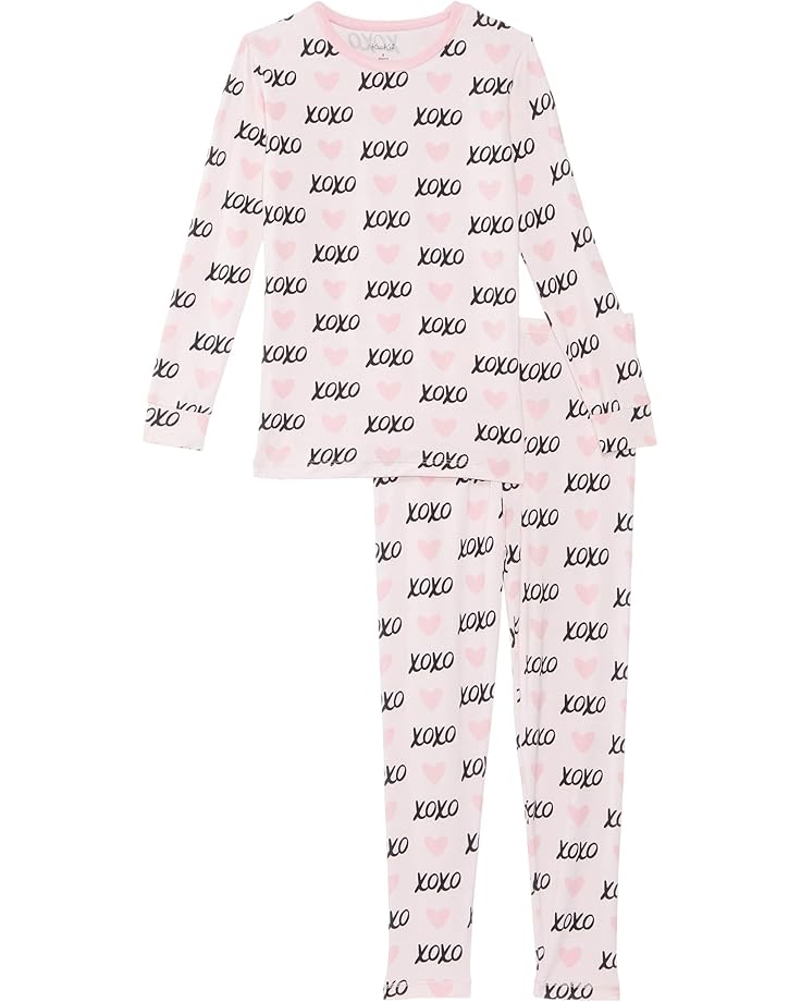 6pm Kickee Pants Kids Print Long Sleeve Pajama Set (Toddler/Little Kids/Big Kids)