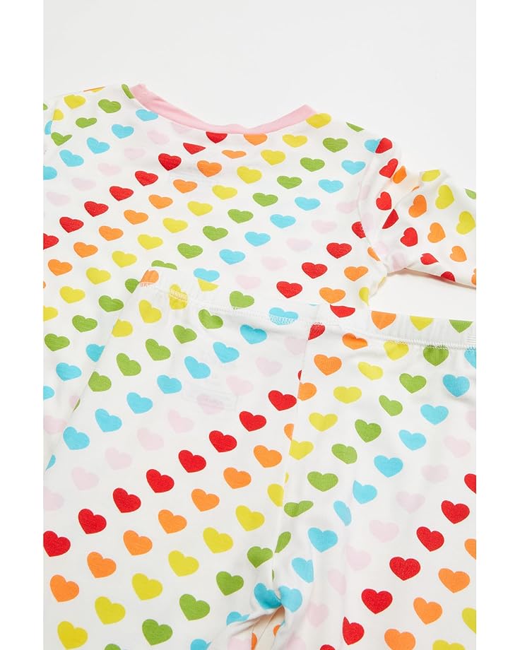 6pm Kickee Pants Kids Print Long Sleeve Pajama Set (Toddler/Little Kids/Big Kids)