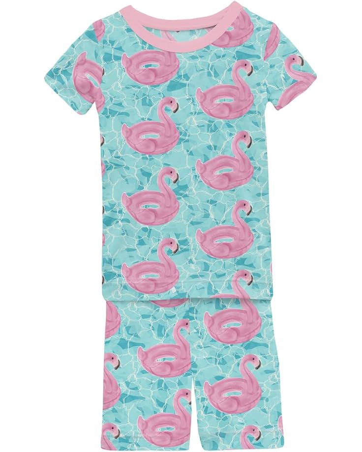 6pm Kickee Pants Kids Print Short Sleeve Pajama Set with Shorts (Toddler/Little Kid/Big Kid)