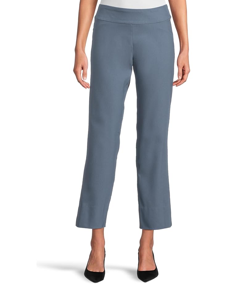 Krazy Larry Stretch Linen Wide Ankle Women's Indigo Stripe