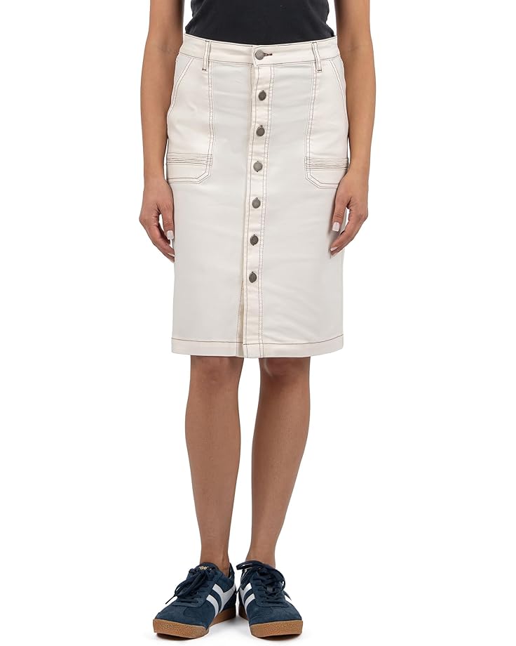 6pm KUT from the Kloth Isla - Pencil Skirt With Contrast Stitching Women's