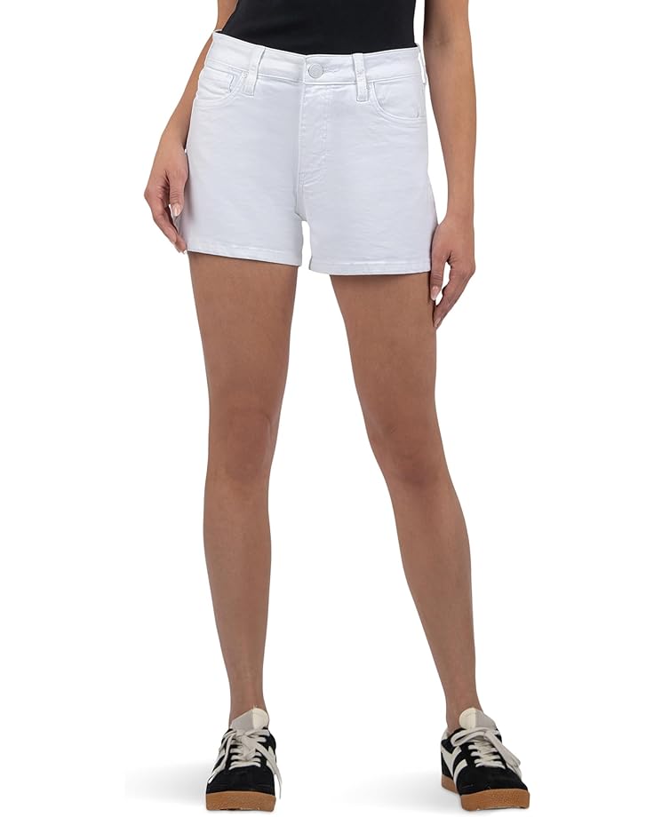 6pm KUT from the Kloth Jane High-Rise Shorts With Five Pockets With Regular Hem Women's