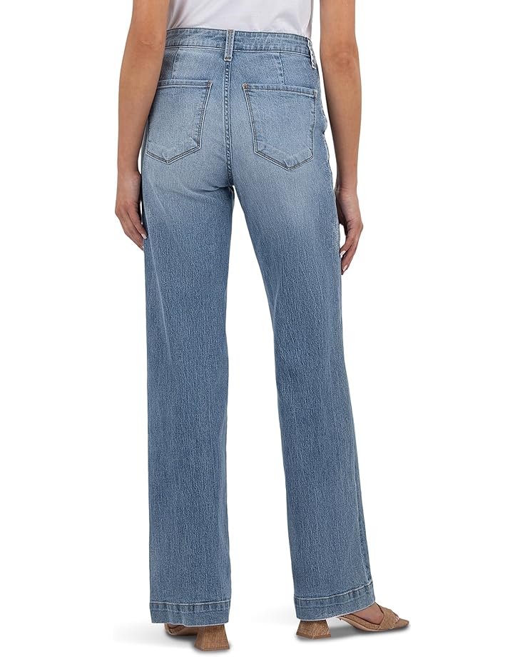 KUT From The Kloth Jodi High Rise Fab Ab Wide Leg-Slash Front Pockets Fab Ab Women's