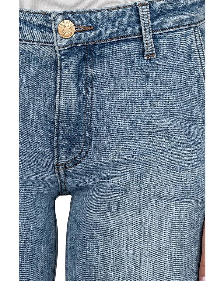 6pm KUT From The Kloth Kelsey Mid-Rise Ankle Flare Raw Hem Slash Pocket Women's