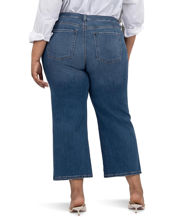 6pm KUT From The Kloth Plus Size Charlotte High Rise Crop Wide Leg With Regular Hem Women's