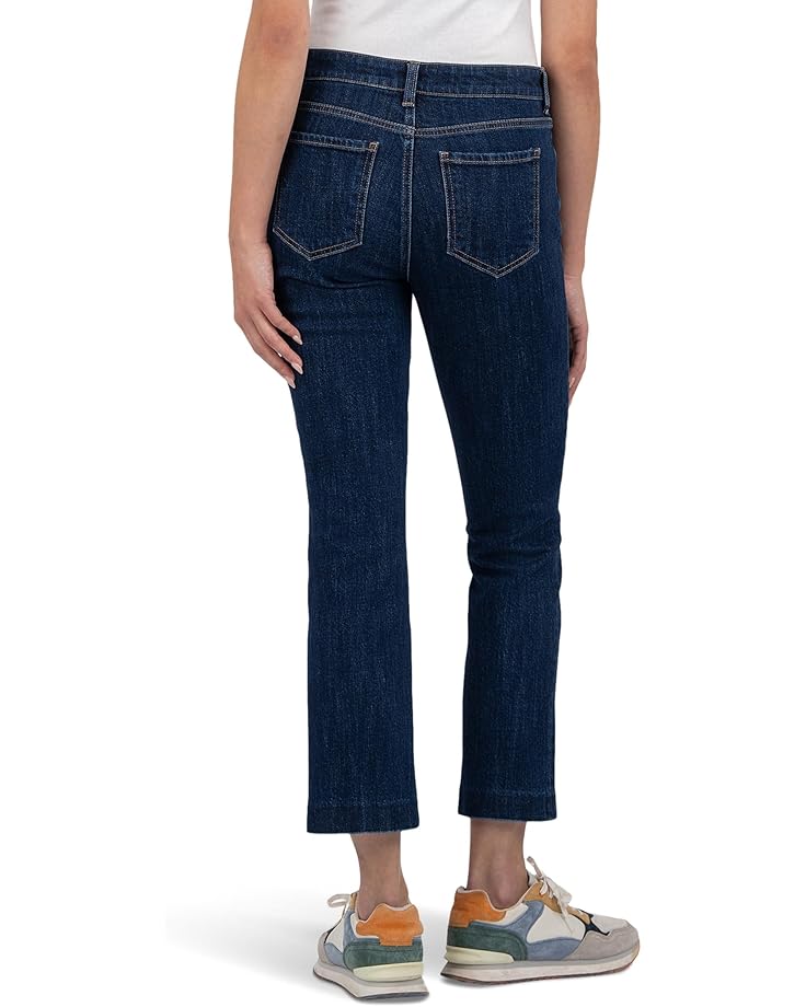 KUT From The Kloth REESE HIGH RISE FAB AB ANKLE STRAIGHT BLIND HEM Women's Harness With Euro Base Wash