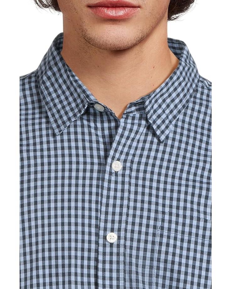 6pm L.L.Bean Comfort Stretch Performance Shirt Short Sleeve Slightly Fitted Plaid Men's