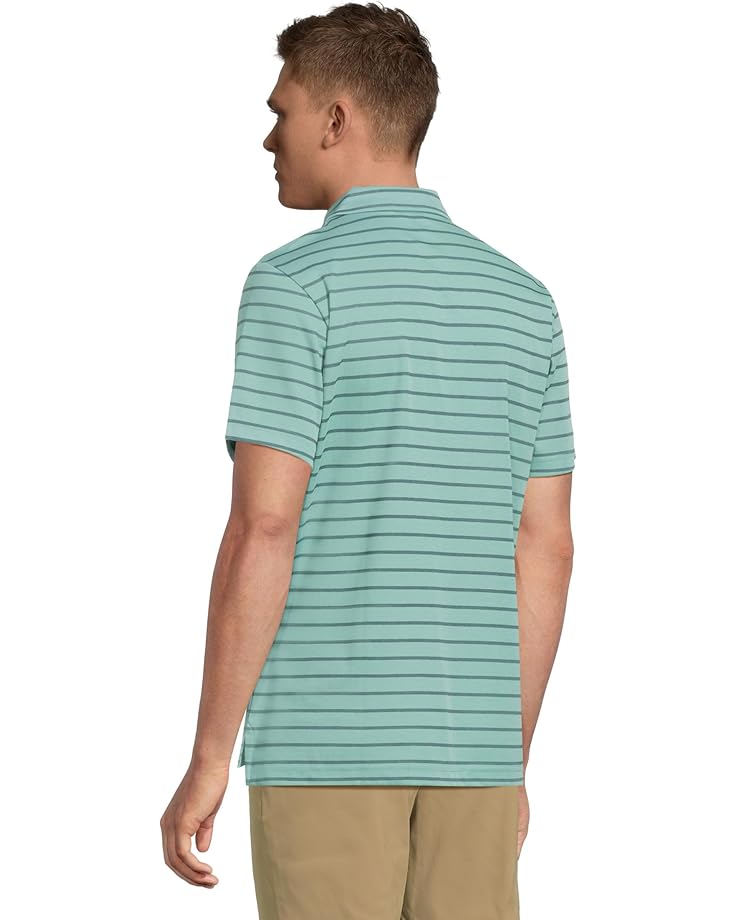 6pm L.L.Bean Comfort Stretch Performance Short Sleeve Polo Slightly Fitted Stripe Men's