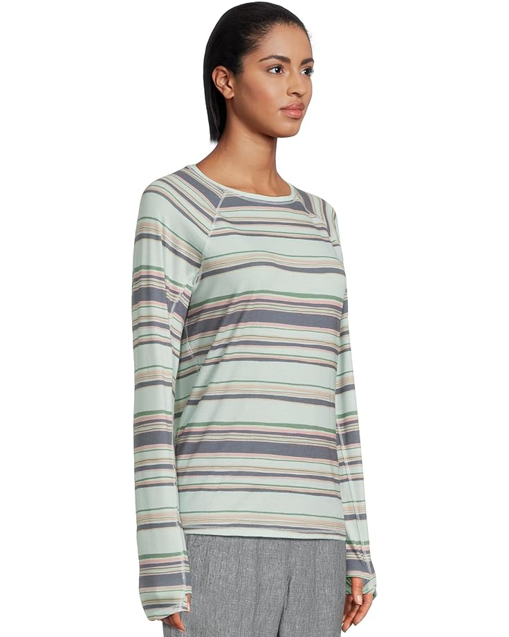 L.L.Bean Everyday SunSmart® Crew Neck Long-Sleeve Stripe Tee Women's