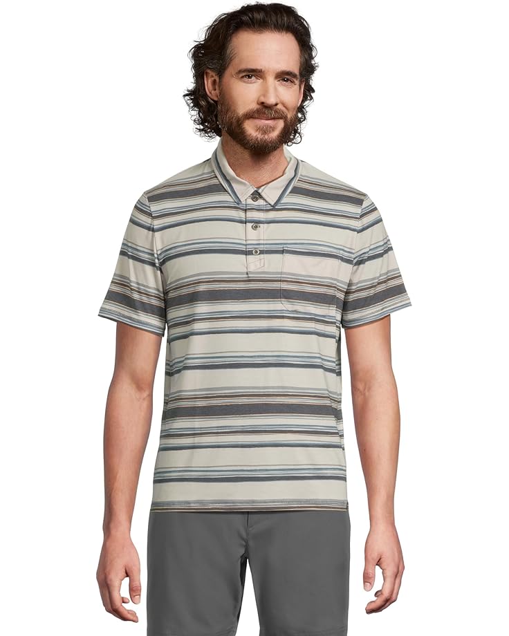 6pm L.L.Bean Everyday SunSmart® Polo 2.0 Short-Sleeve Stripe Men's