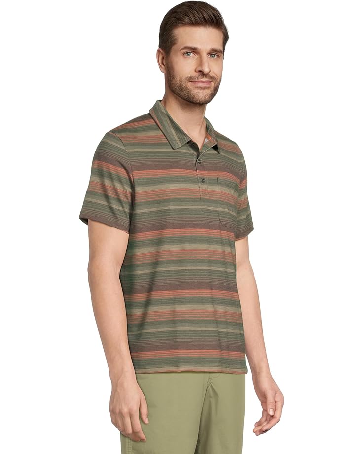 6pm L.L.Bean Everyday SunSmart® Polo 2.0 Short-Sleeve Stripe Men's