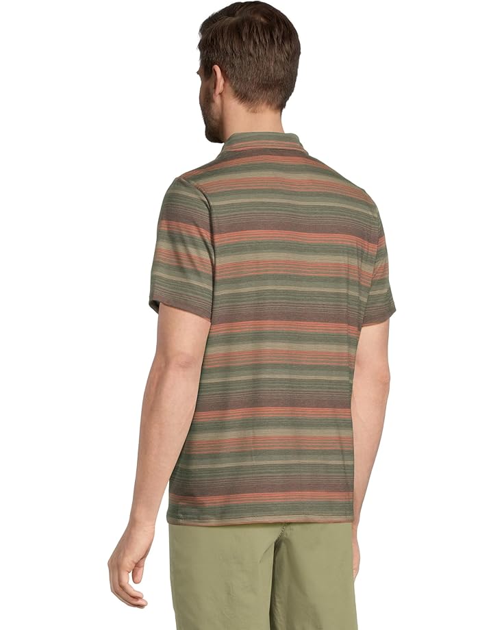 6pm L.L.Bean Everyday SunSmart® Polo 2.0 Short-Sleeve Stripe Men's