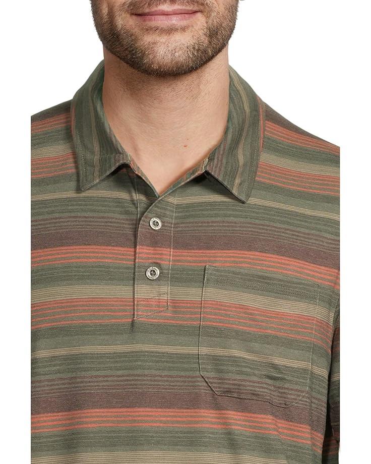 6pm L.L.Bean Everyday SunSmart® Polo 2.0 Short-Sleeve Stripe Men's