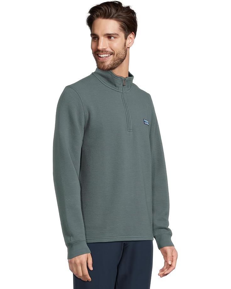 6pm L.L.Bean Lakewashed Double-Knit Quarter-Zip Long Sleeve Men's