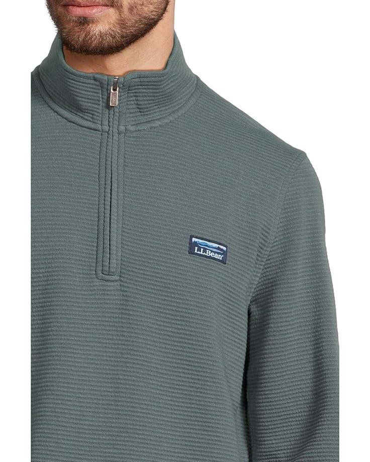 6pm L.L.Bean Lakewashed Double-Knit Quarter-Zip Long Sleeve Men's