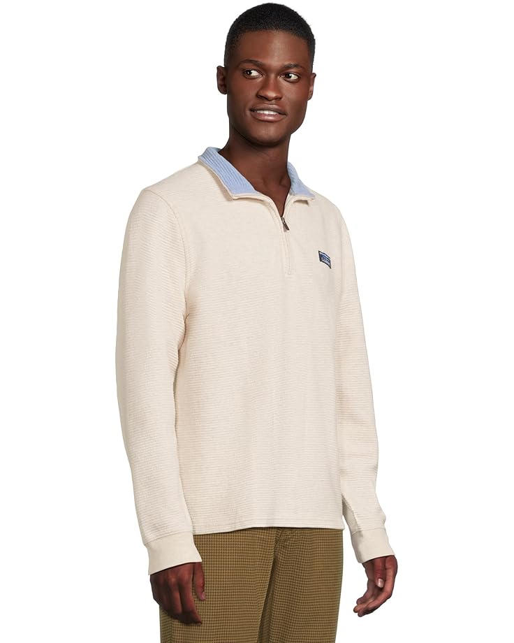 6pm L.L.Bean Lakewashed Double-Knit Quarter-Zip Long Sleeve Men's