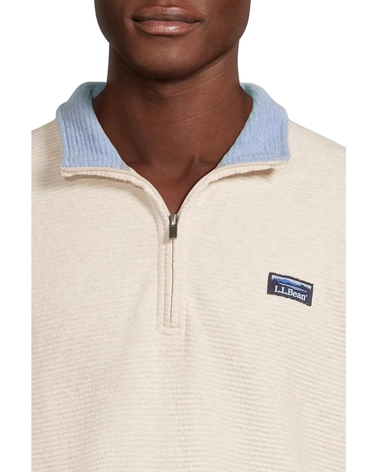 6pm L.L.Bean Lakewashed Double-Knit Quarter-Zip Long Sleeve Men's