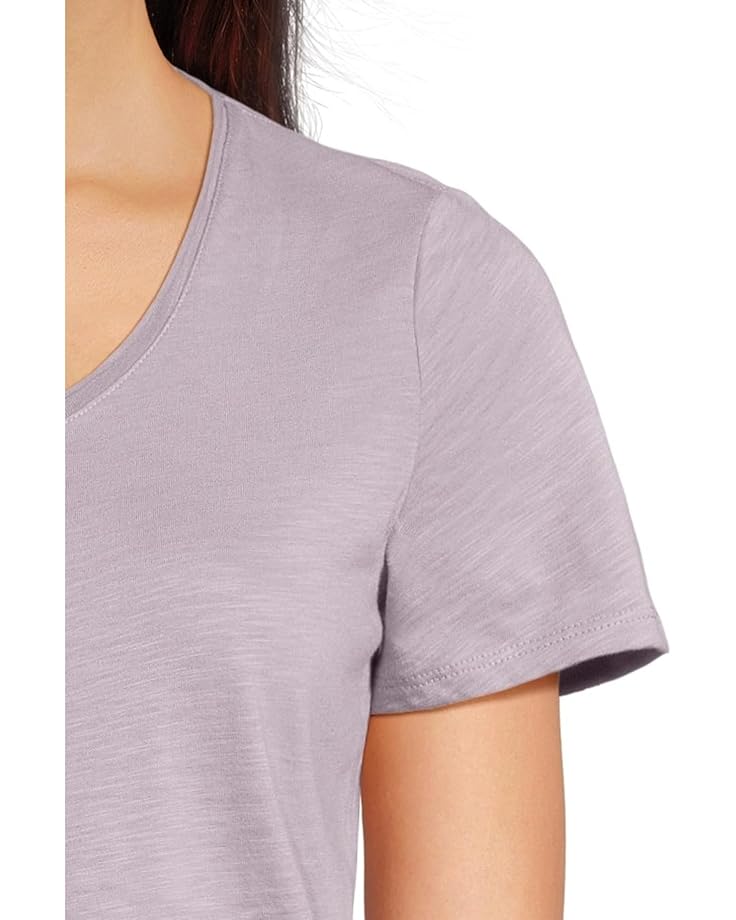 L.L.Bean Organic Cotton V-Neck Short Sleeve Tee Women's