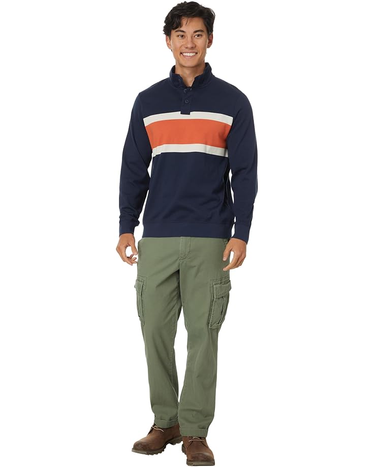 L.L.Bean Vintage Soft Rugby Mockneck Chest Men's