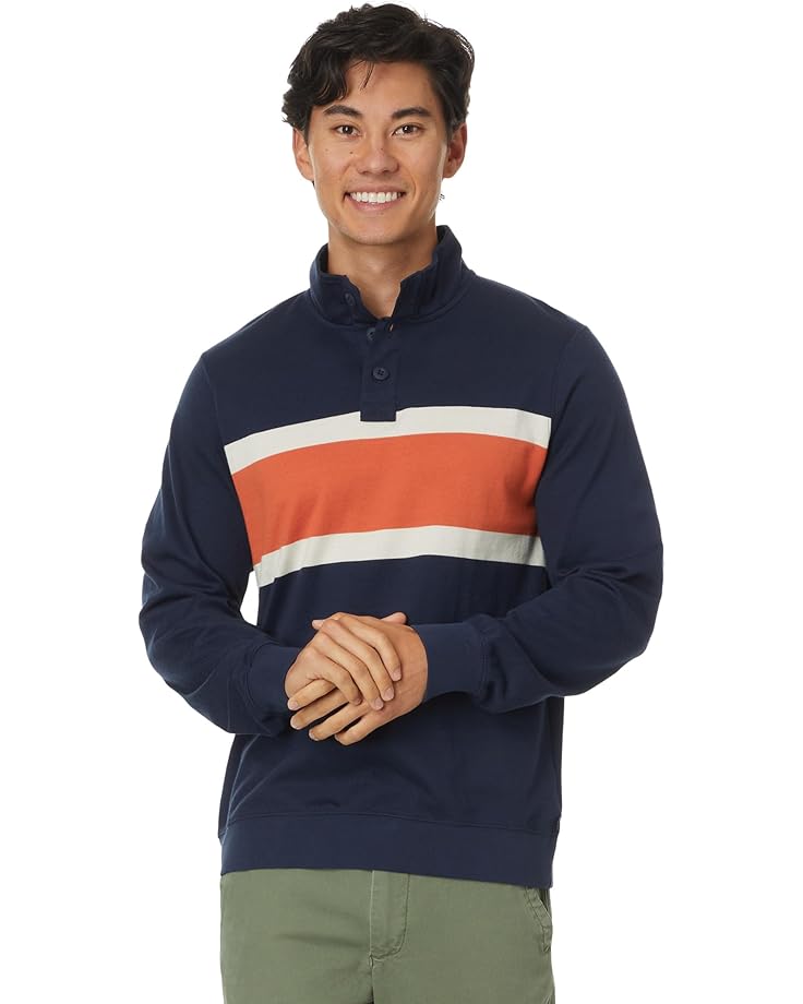 L.L.Bean Vintage Soft Rugby Mockneck Chest Men's