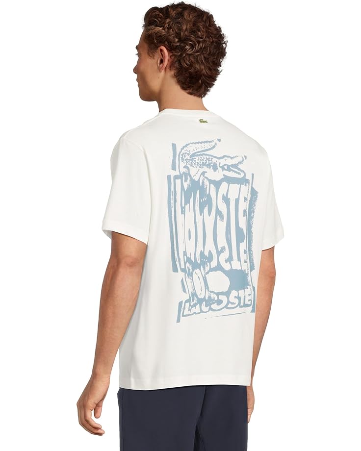 6pm Lacoste Classic Fit Distorted Graphic T-shirt Men's