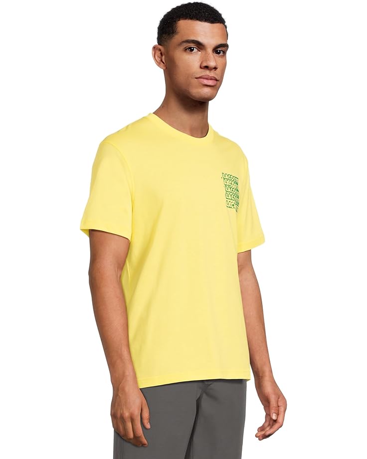 6pm Lacoste Classic Fit Distorted Graphic T-shirt Men's