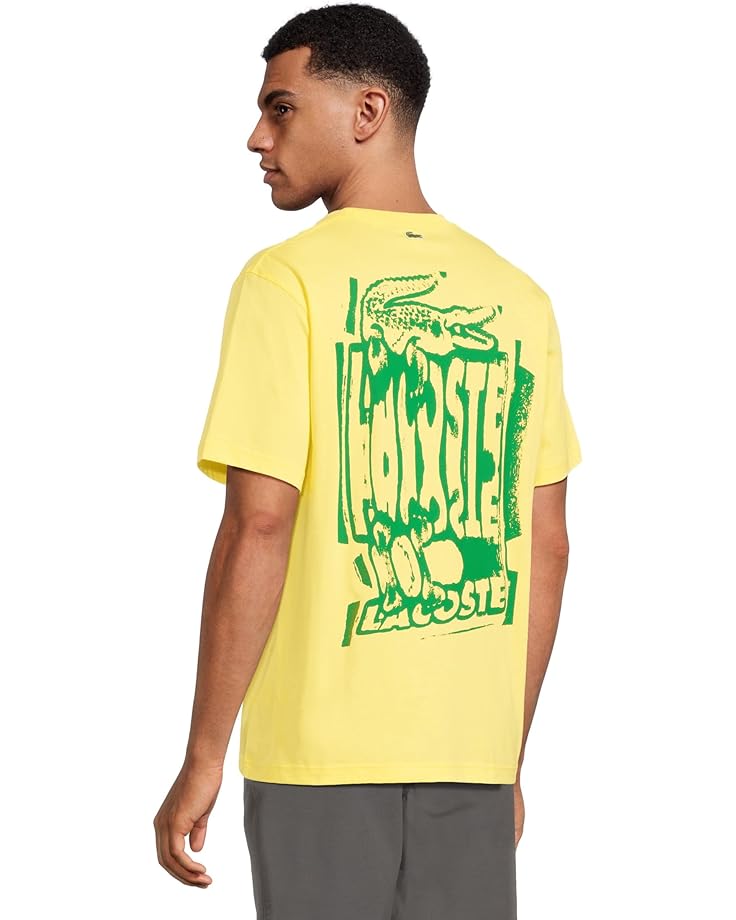 6pm Lacoste Classic Fit Distorted Graphic T-shirt Men's