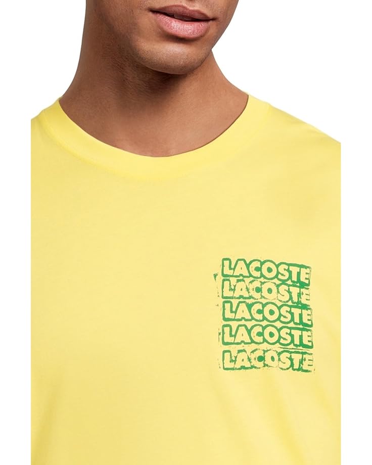 6pm Lacoste Classic Fit Distorted Graphic T-shirt Men's