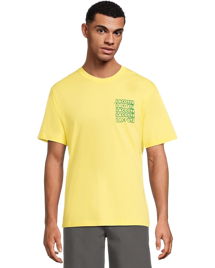 6pm Lacoste Classic Fit Distorted Graphic T-shirt Men's