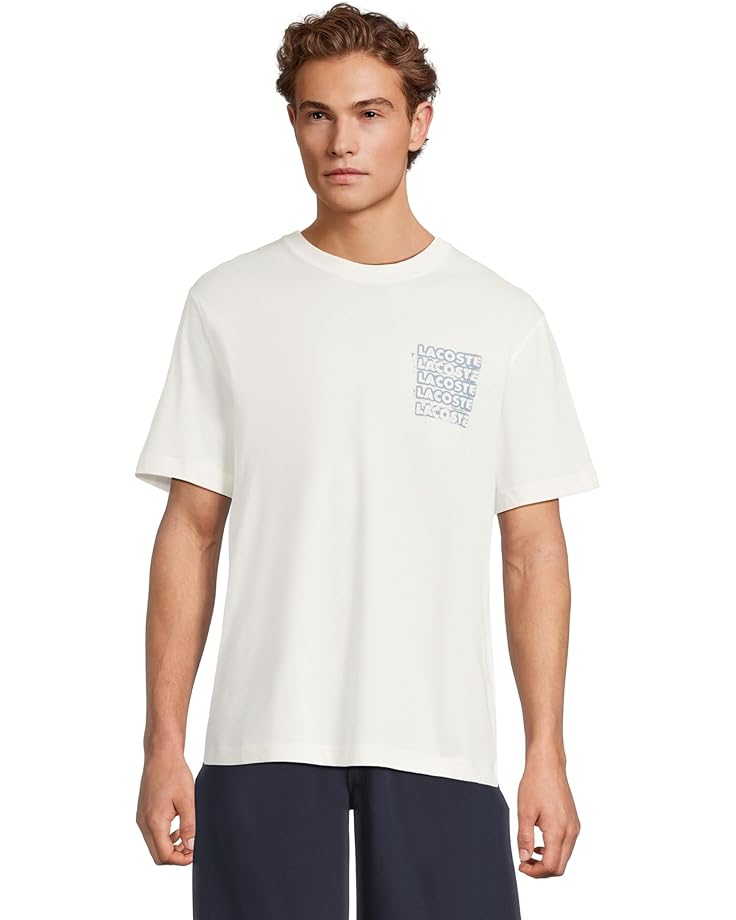 6pm Lacoste Classic Fit Distorted Graphic T-shirt Men's