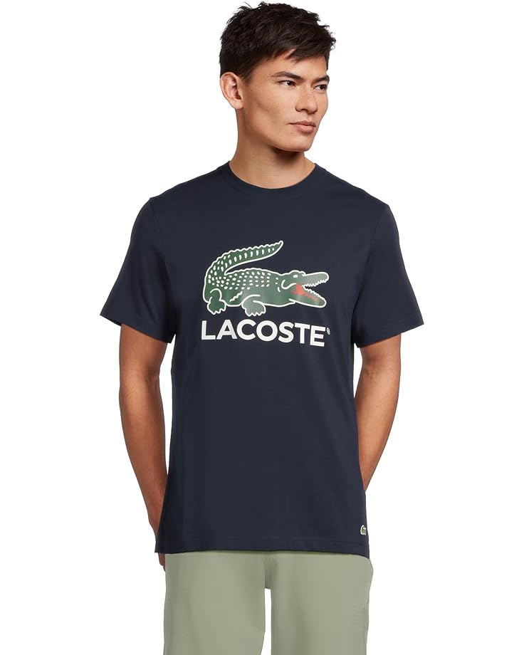 6pm Lacoste Cotton Jersey Signature Print T-shirt Men's
