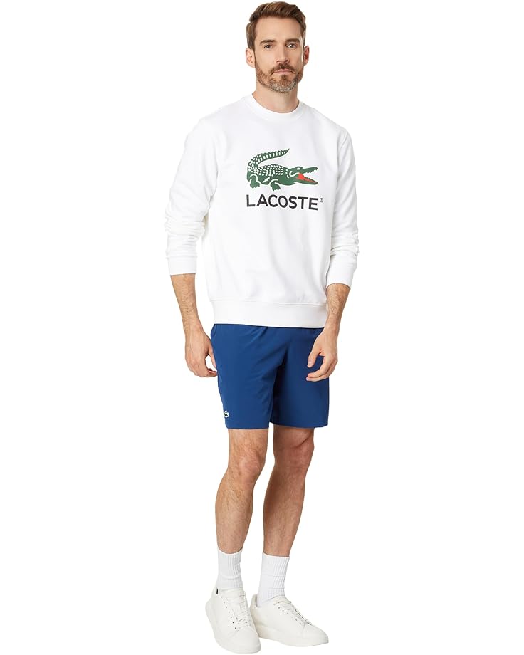 Lacoste Crocodile Print Crew Neck Sweatshirt Unisex