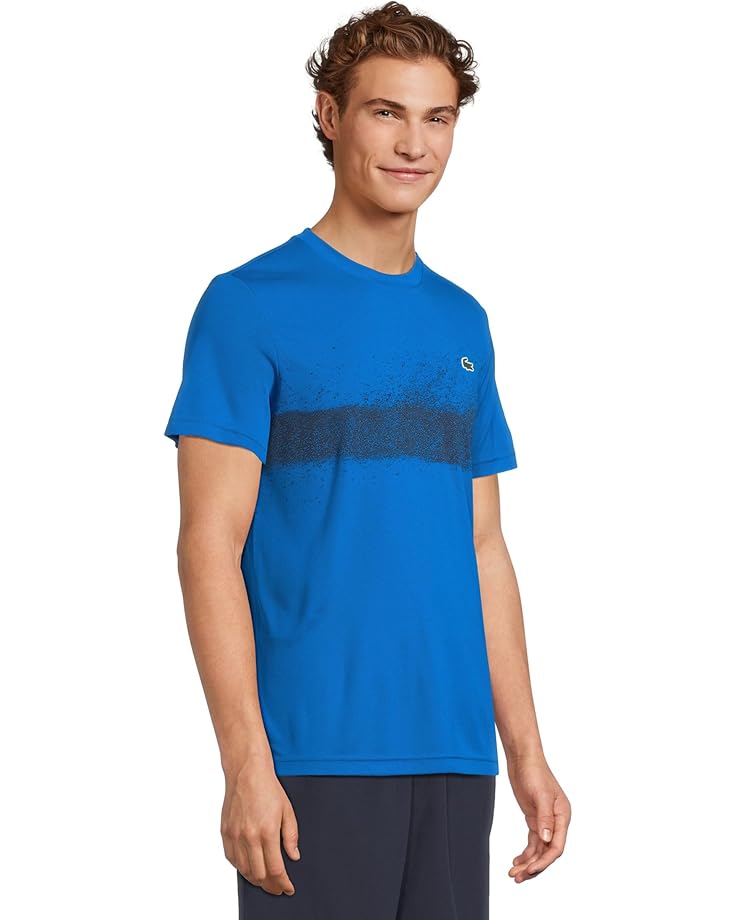 6pm Lacoste Short Sleeve Novak Fan Collection Tech Pique T-shirt Men's