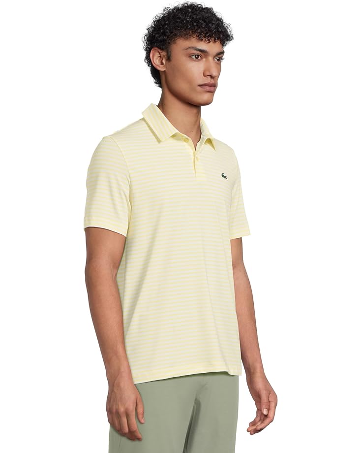 6pm Lacoste Ultra Dry Anti-uv Striped Golf Polo Shirt Men's