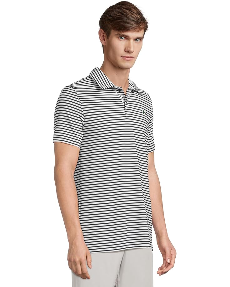 6pm Lacoste Ultra Dry Anti-uv Striped Golf Polo Shirt Men's