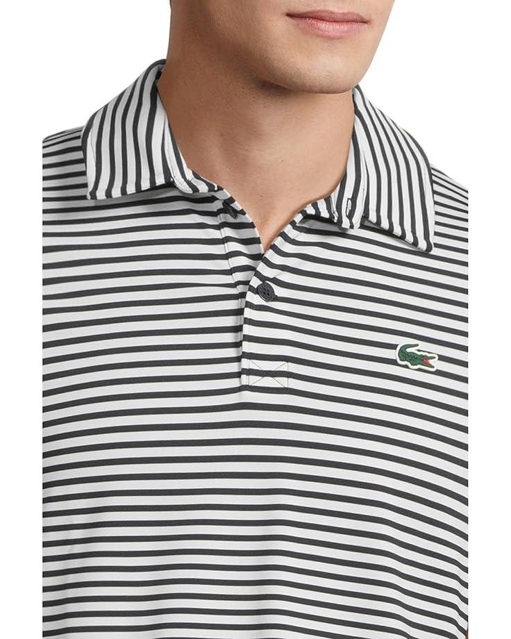 6pm Lacoste Ultra Dry Anti-uv Striped Golf Polo Shirt Men's