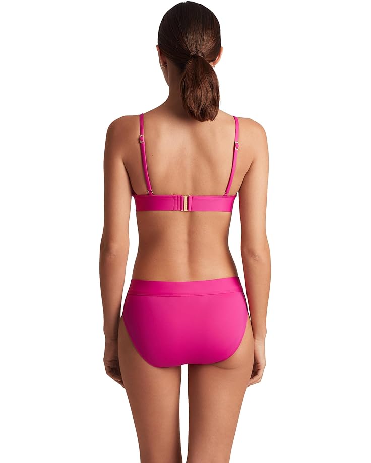 Lauren Ralph Lauren Beach Club Solids Triangle V-Neck Bikini Top Women's