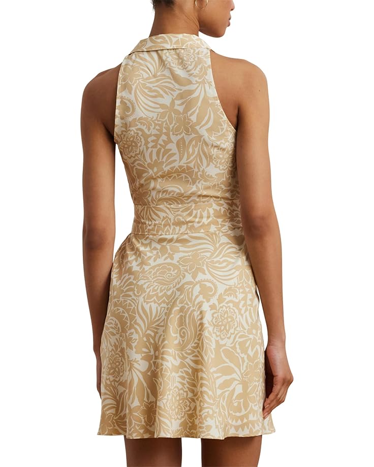 Lauren Ralph Lauren Floral Crepe Sleeveless Shirtdress Women's