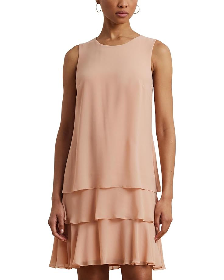 Lauren Ralph Lauren Georgette Shift Dress Women's