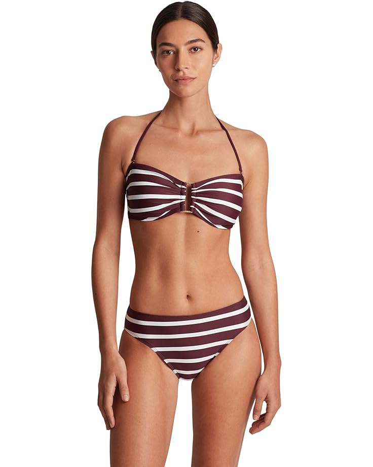 Lauren Ralph Lauren Largo Stripe Ring Bandeau Top Women's